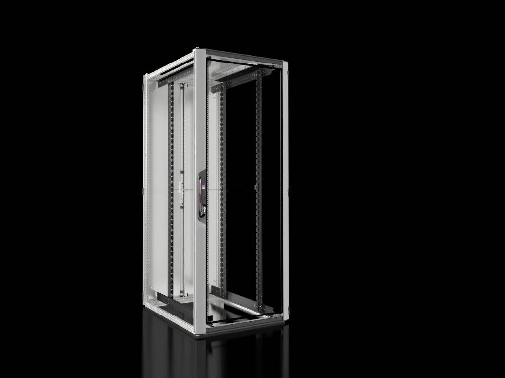 Rittal VX 5309.126 Armadio rack di rete da 19 (L x A x P) 800 x 2000 x 1000 mm 42 U Grigio, Nero