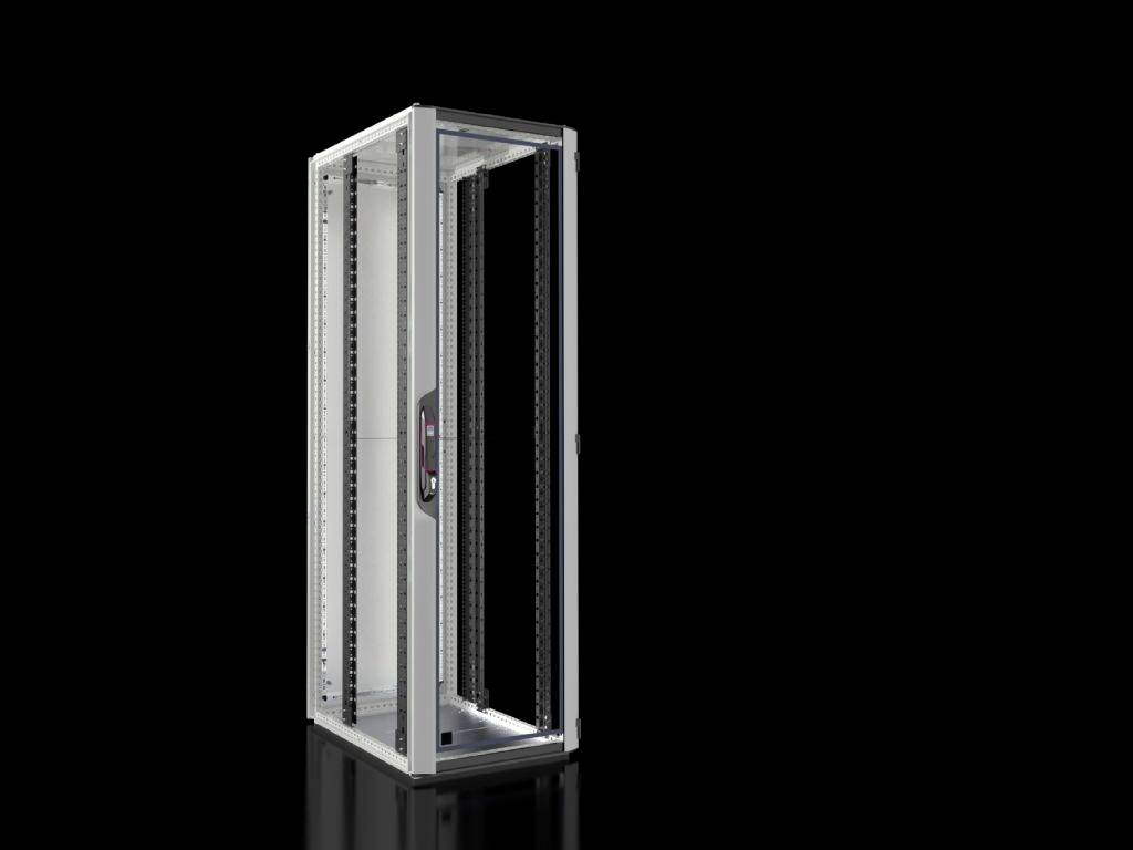 Rittal VX 5330.133 Armadio rack di rete da 19 (L x A x P) 600 x 2000 x 800 mm 42 U Grigio, Nero