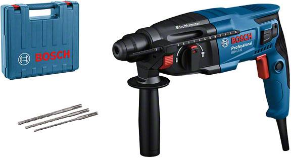 Bosch Professional GBH 2-21 SDS-Plus-Borrhammare 230 V 720 W inkl. Tillbehör, inkl. väska