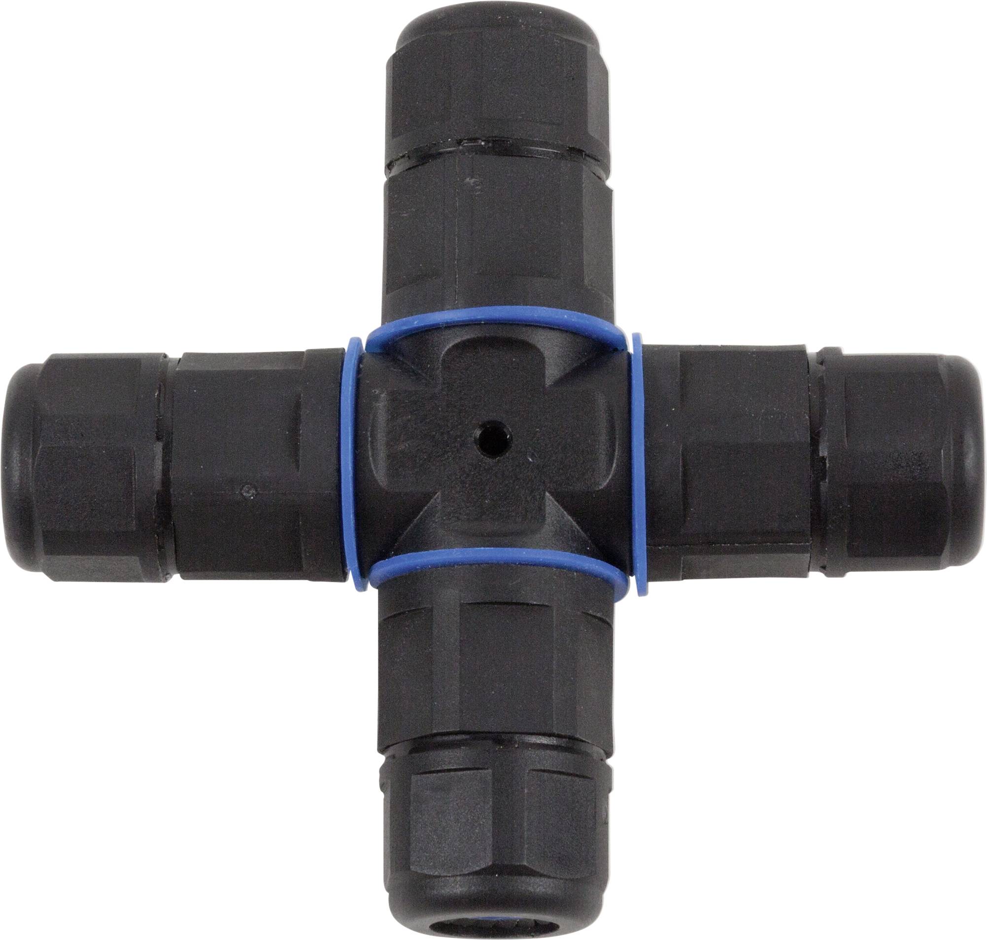 Heitronic 45613 káblová spojka So skrutkovými svorkami (š x v x h) 106 x 102 x 26 mm 1 ks