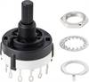 TRU COMPONENTS SR26A4-2X6-18F20 otočný spínač 250 V 150 mA 12 x 30 ° 1 ks