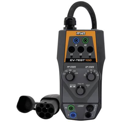 HT Instruments EV-TEST100 Testovací adaptér pre stanice na elektronické nabíjanie, 1010960, testovací adaptér, 1 ks