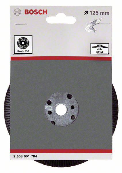 Brúsny kotúč Bosch, priemer 125 mm, vhodný pre uhlovú brúsku. Číslo modelu: 2 608 601 784.