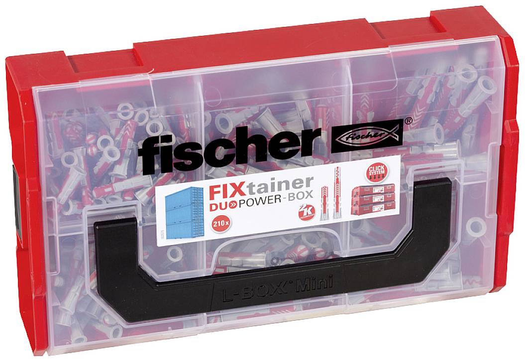 Fischer FIXtainer - DUOPOWER súprava hmoždiniek 541105 210 ks