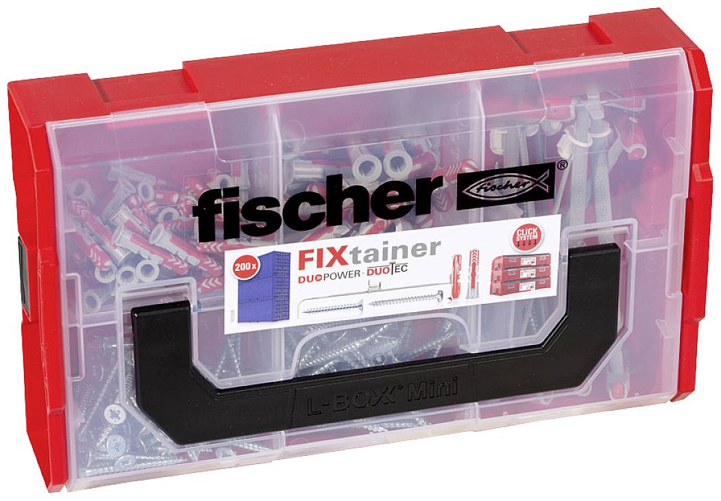 Fischer FIXtainer - DUOPOWER / DUOTEC súprava hmoždiniek 541106 200 ks