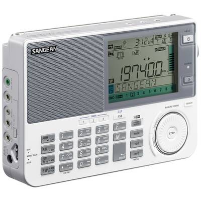 Sangean ATS-909X2 svetový rádioprijímač FM, LF, AM   funkcia alarmu biela