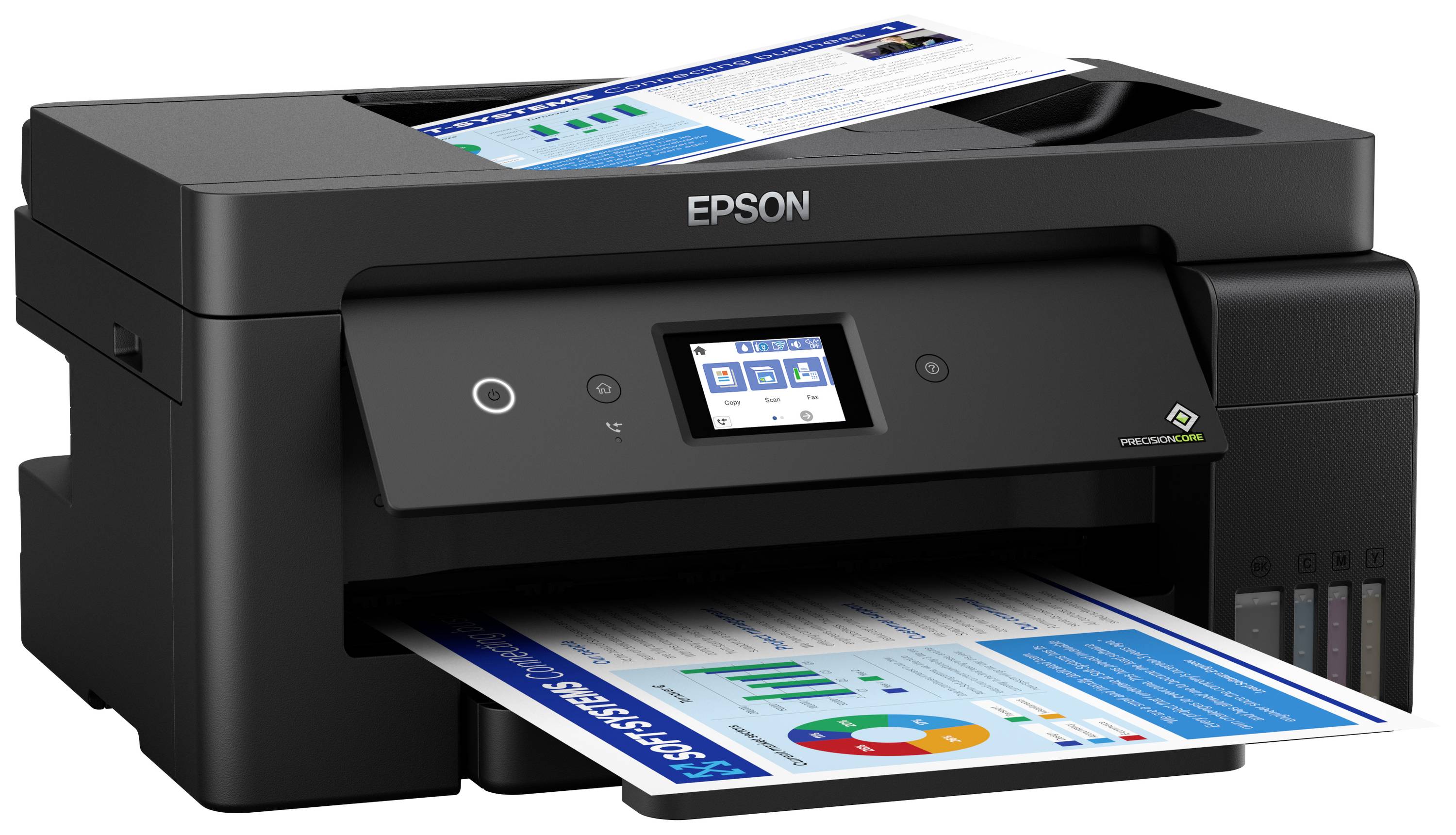Epson EcoTank ET-15000 MFP Stampante mutifunzione Bianco nero a getto dinchiostro Colori A3+ Stampante, scanner, fotocopiatrice, fax WLAN