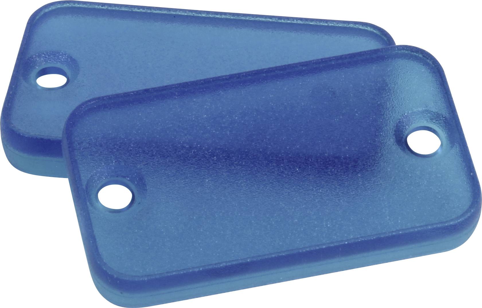 Hammond Electronics 1455DPLTBU Cover ABS Blu (trasparente) (L x L x A) 6 x 44.60 x 25.10 mm 2 pz.