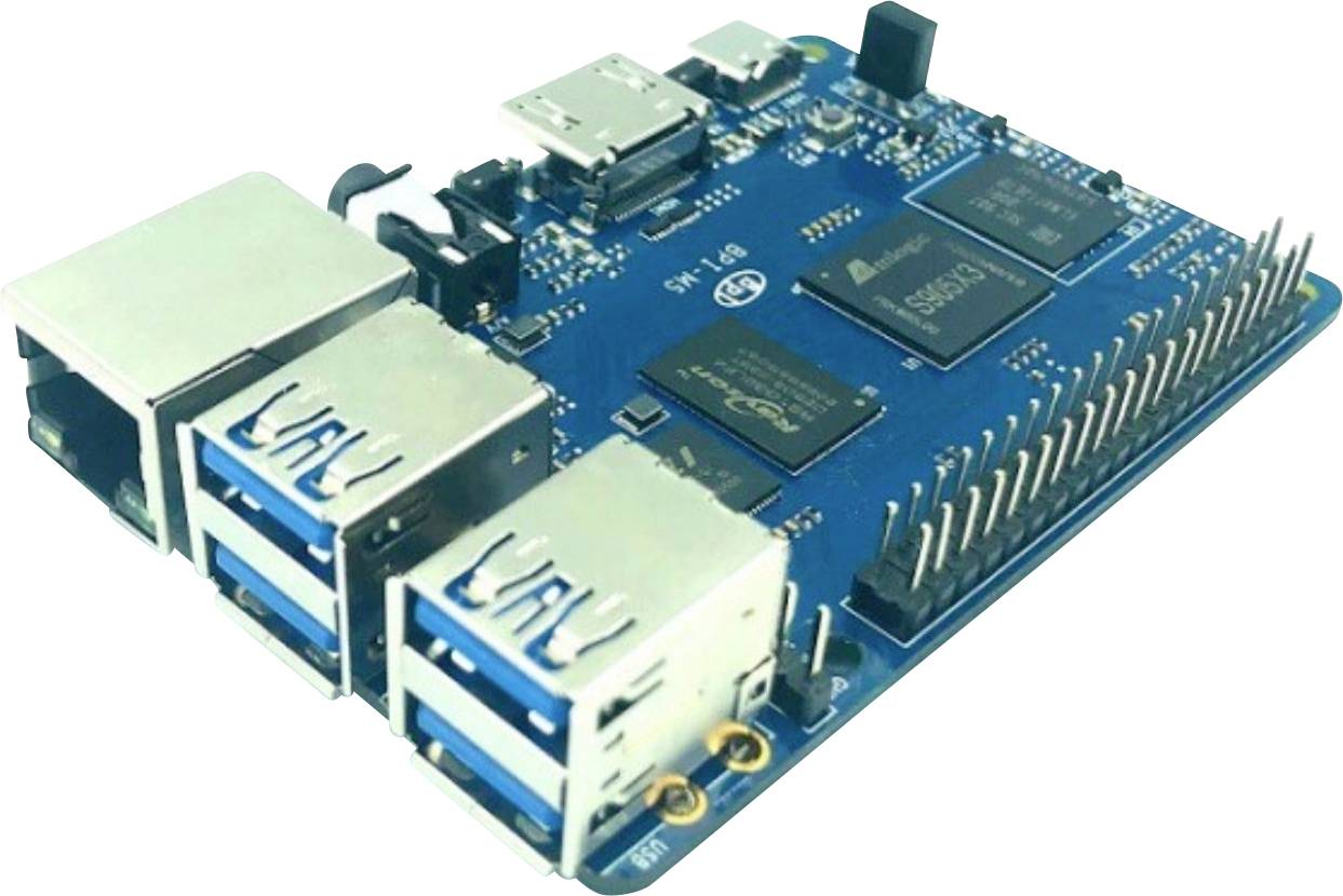 Banana PI banana PI M5, 4GB di RAM, 16 GB di memoria flash Banana Pi BPI-M5 4 GB 4 x 2 GHz