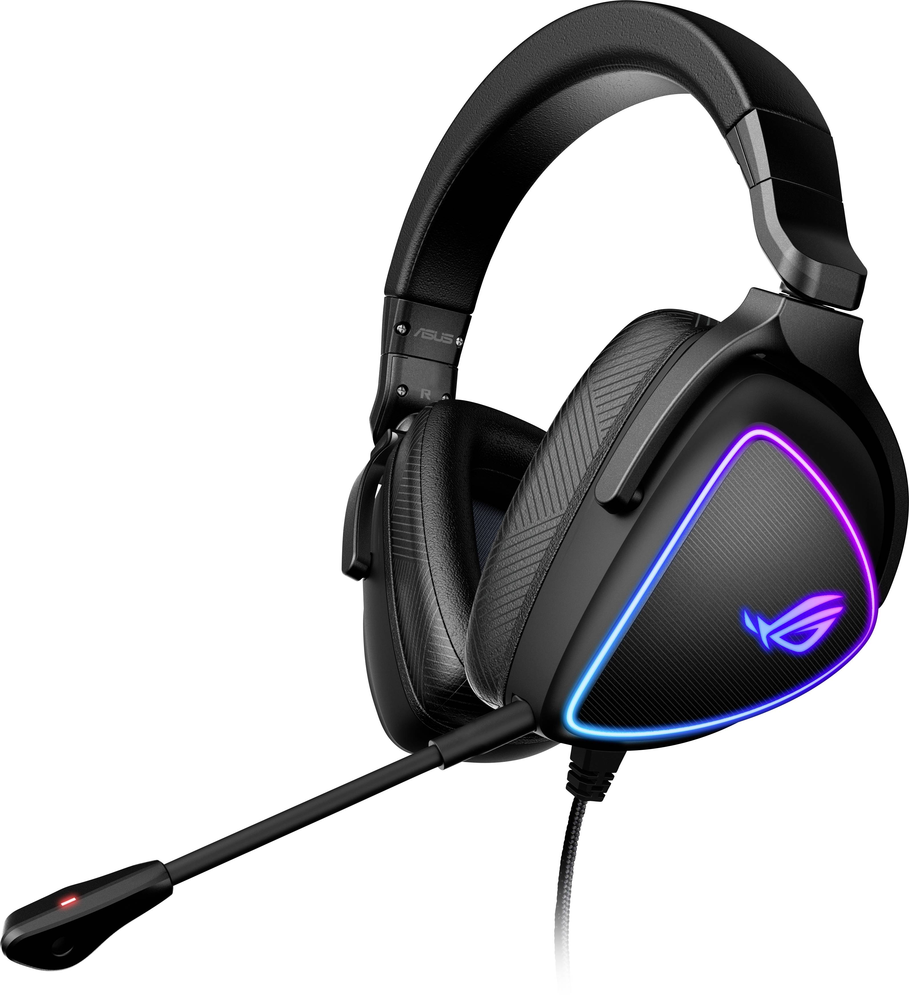 Asus ROG Delta S Gaming Cuffie Over Ear via cavo Stereo Nero Riduzione del rumore del microfono