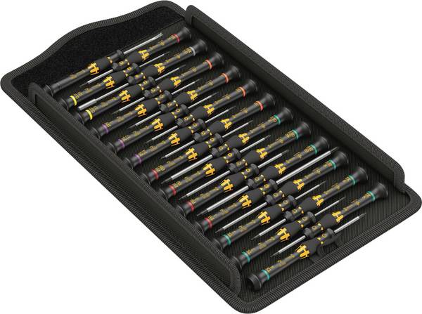 Wera Kraftform ESD Micro Big Pack 1 súprava skrutkovačov, krížový PH, TORX, TORX Plus, hviezdica Pentalobe, plochý, inbus, 25-dielna, 05134019001