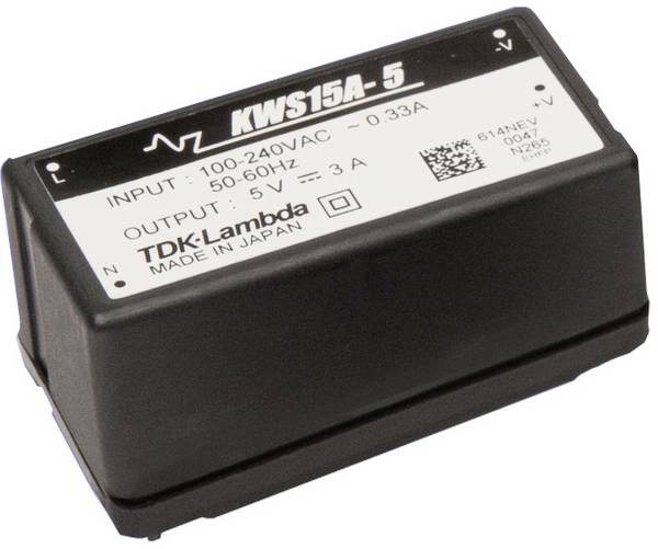 TDK-Lambda KWS15A-12 sieťový zdroj AC/DC do DPS 12 V 1.3 A 15.6 W