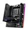 Základná doska značky 'Republic of Gamers', čierna s rozpoznateľnými PCIe slotmi a RGB podsvietením, zobrazuje modernú hernú technológiu.
