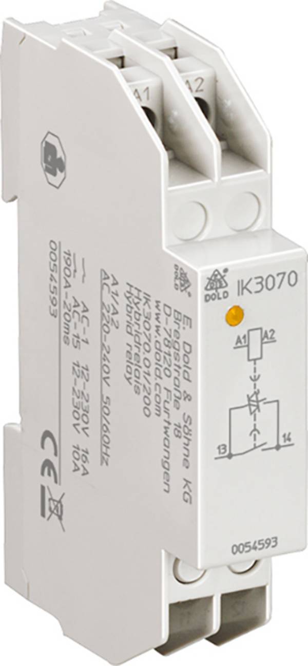 Dold IK3070.01/200 AC50/60Hz 220-240V relé, 240 V/AC, 10 A, 1 spínací, 1 ks