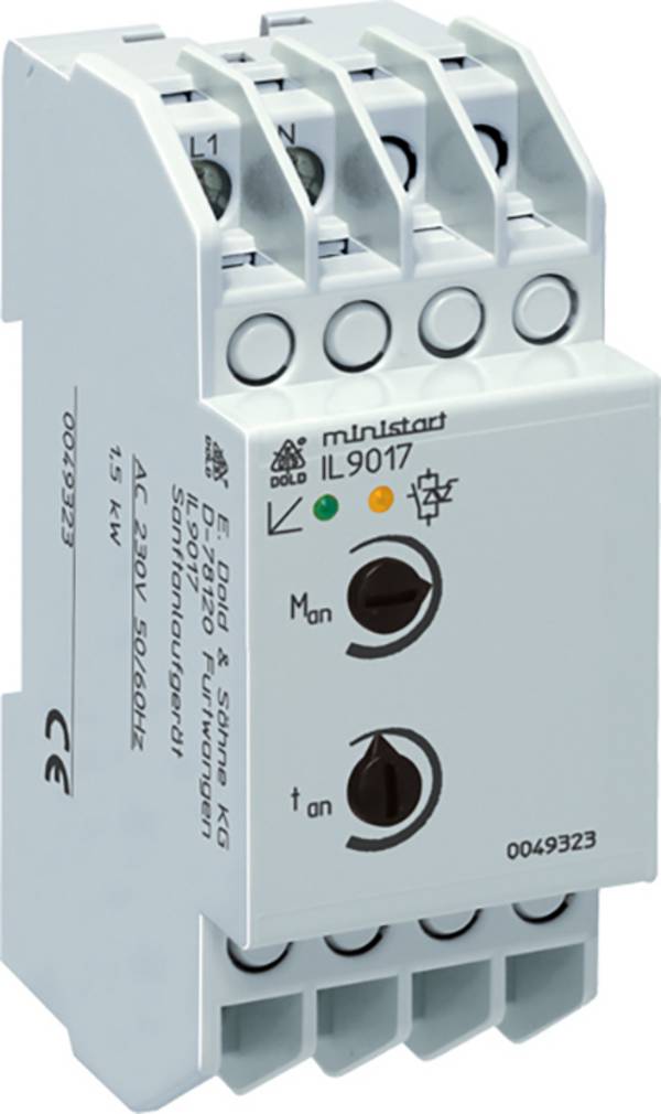 Dold IL9017 AC230V 1,5kW 0049323 soft startér Výkon motora pri 230 V 1.5 kW