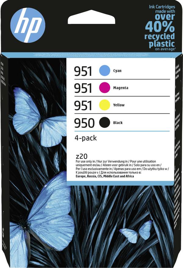 HP 950/951 Ink balenie po 4 ks originál farba 6ZC65AE atramenty
