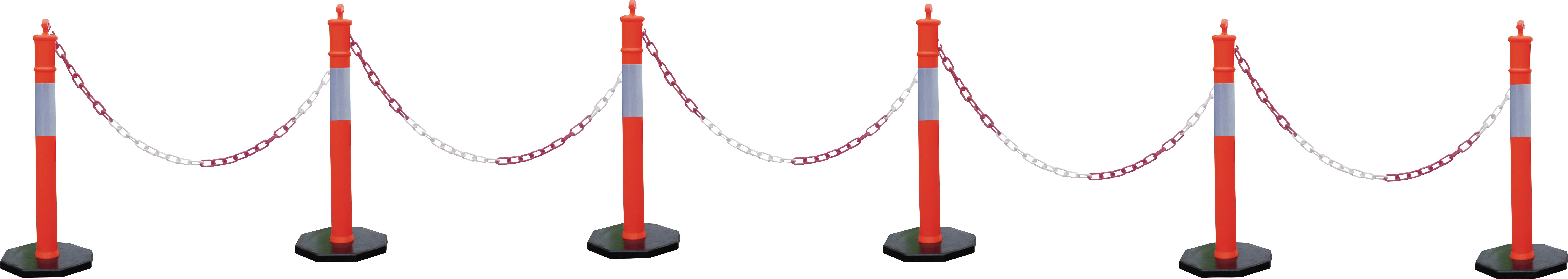 VISO 2109765 Kædeafspærringssystem (Ø x H) 100 mm x 110 cm