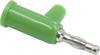 Schnepp FK 4105 GR banánový konektor zástrčka, rovná Ø pin: 4 mm zelená 1 ks
