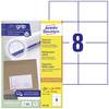 Avery-Zweckform 3427-200 105 x 74 mm papier biela 1760 ks trvalé univerzálne etikety 220 listov A4
