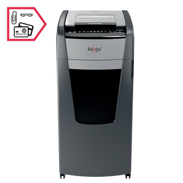 Rexel Optimum AutoFeed+ 750M skartovačka mikrorez 2 x 15 mm 140 l Počet listov (max.): 750 listov Krížový rez kancelársk-11