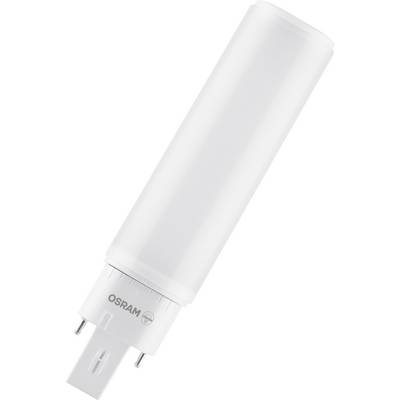 Biela LED žiarovka Osram valcovitého tvaru s dvoma kolíkmi na päätici.