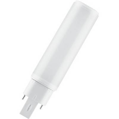 Biela LED lampa valcovitého tvaru s dvoma kolíkmi na spodnej strane určená na upevnenie. Vhodná pre energeticky úsporné osvetlenie.