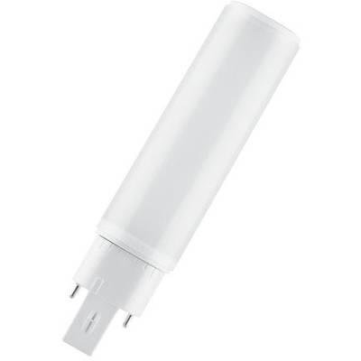 Biela LED lampa s valcovitým dizajnom a dvoma kolíkmi na upevnenie. Ideálna pre jasné osvetlenie v interiéroch.
