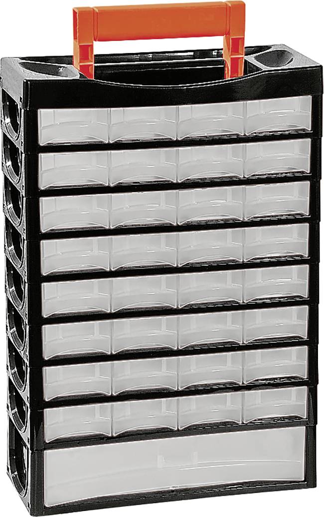 Alutec 66015 Assortimentskoffer Aantal vakken: 33 Inhoud 1 stuk(s) afbeelding