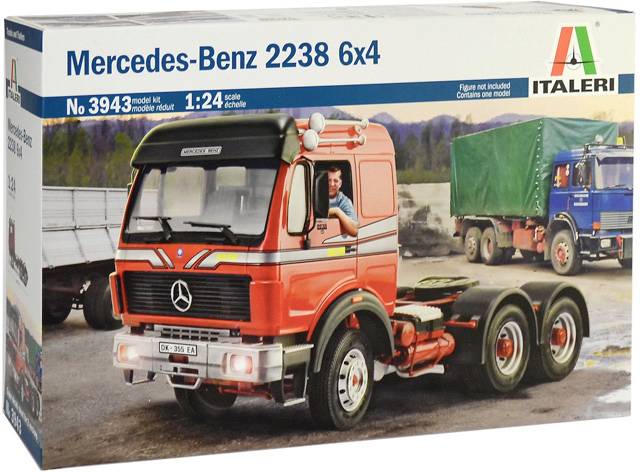 Italeri 3943 Mercedes-Benz 2238 6x4 Camion in kit da costruire 1:24