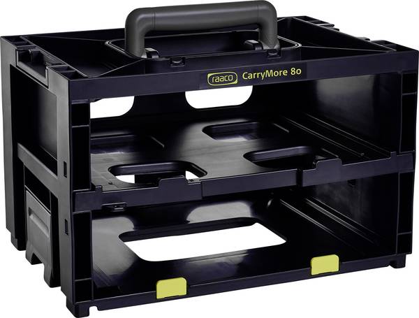 raaco CarryMore 80 kufrík na súčiastky (d x š x v) 278 x 386 x 241 mm vrátane rukoväte Piece