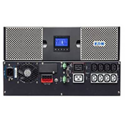 Zadná strana elektronického zariadenia s vetrákmi, napájacími konektormi a displejom. Zariadenie nesie logo známeho výrobcu.