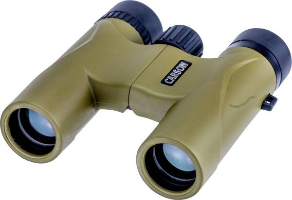 Carson Optical ďalekohľad Carson Stinger, BK-7, 10x, 2,5 cm, Voll mehrfachbeschichtet (FMC), Khaki, 223 g 10 x 25 mm Dachkant béžová, čierna HW-025