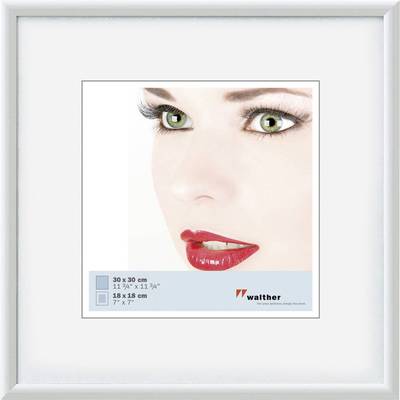 walther+ design KW330H vymeniteľný fotorámček Formát papiera: 30 x 30 cm biela