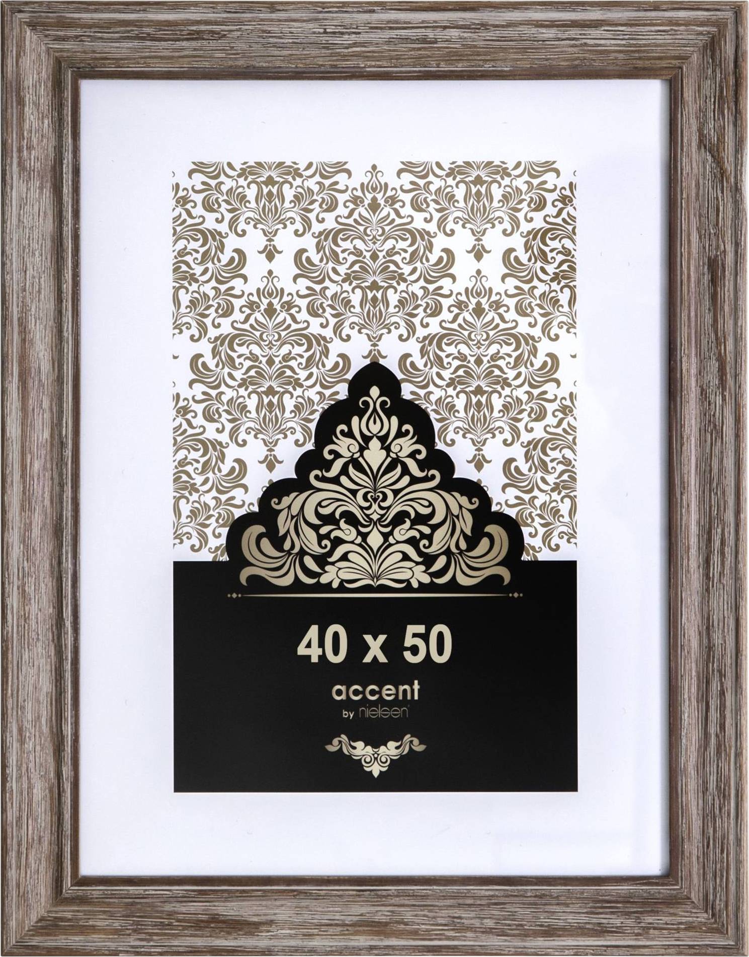 Nielsen Design 3241002 Wissellijst Papierformaat, 40 X 50 Cm Bruin