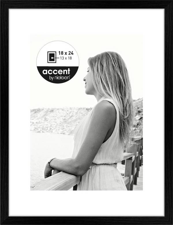 Nielsen Design 1134000 vymeniteľný fotorámček Formát papiera: 18 x 24 cm (š x v) 18 cm x 24 cm čierna