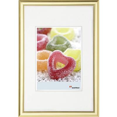 walther+ design KP050G vymeniteľný fotorámček Formát papiera: 40 x 50 cm zlatá
