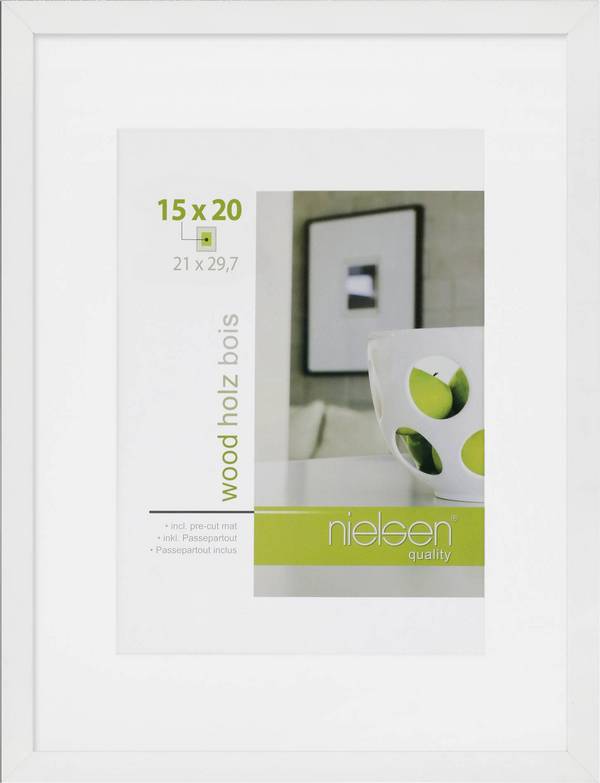 Nielsen Design 8988047 vymeniteľný fotorámček Formát papiera: A4  biela