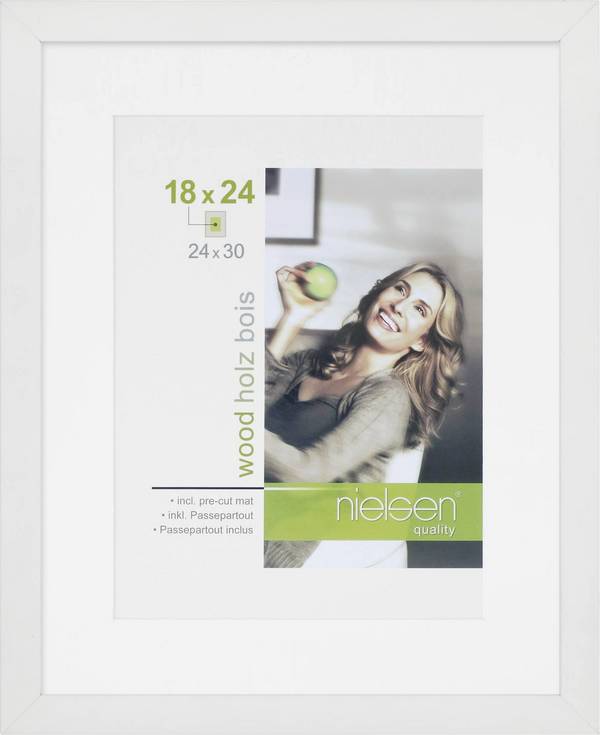 Nielsen Design 8988007 vymeniteľný fotorámček Formát papiera: 24 x 30 cm (š x v) 24 cm x 30 cm biela