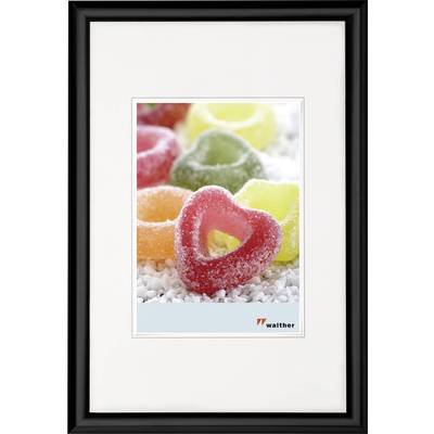 walther+ design KP030B vymeniteľný fotorámček Formát papiera: 20 x 30 cm čierna