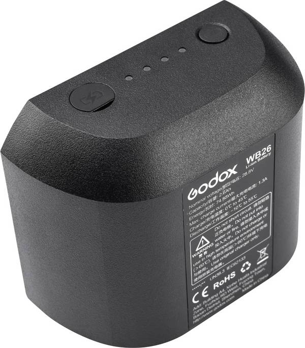 Godox Godox WB26, 2600 mAh, 28,8 V, 74,88 Wh akumulátor do kamery   2600 mAh