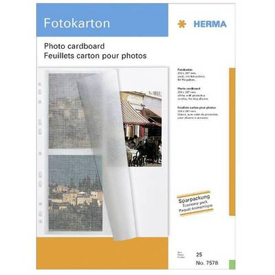 Herma 7578 obaly na fotografie biela