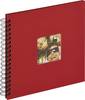 walther+ design SA-108-R album sa špirálovú väzbou (š x v) 26 cm x 25 cm červená 40 Seiten