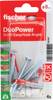 Fischer DuoPower 8x40 EasyHook Angle K (4) súprava hmoždiniek 557917 1 sada