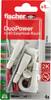 Fischer DuoPower 8x40 EasyHook Round K (4) súprava hmoždiniek 40 mm 8 mm 557924 1 sada