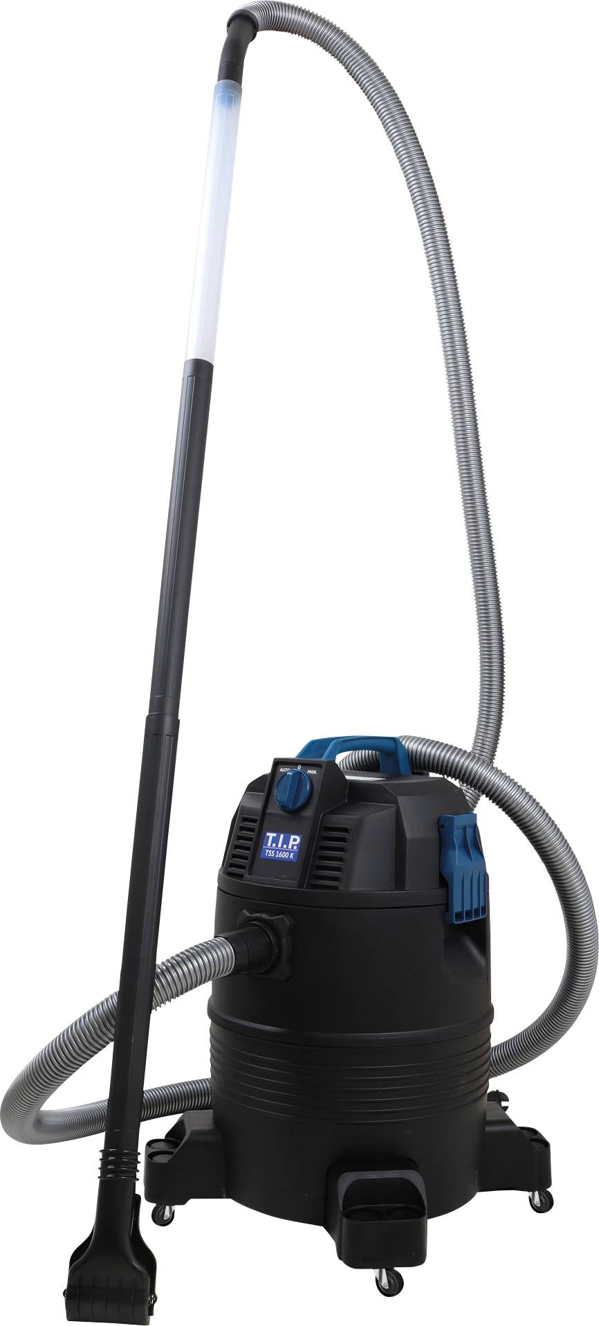 T.I.P. Aspirateur de boues de bassin TIP - réservoir de 30 l, tuyau d'aspiration de 2 m, buse plate, filtre grossier, TSS 1600 K, 30519 2