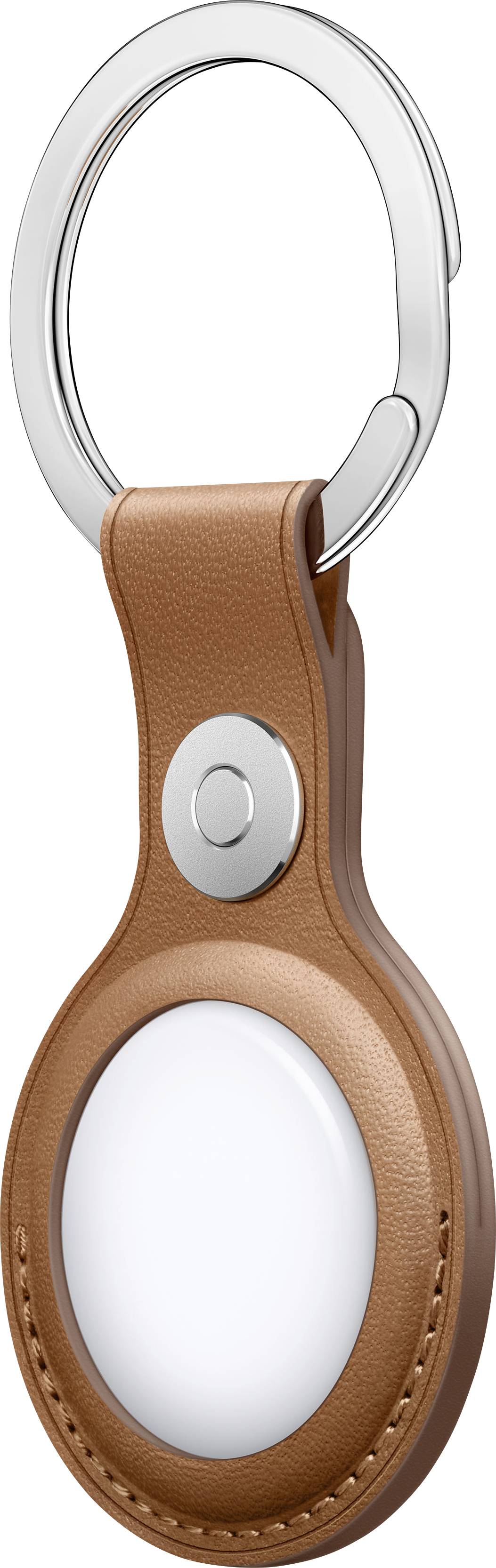 Apple AirTag Leather Key Ring Kľúčenka AirTag sedlovo hnedá Conrad.sk