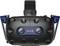 VR headset spredu s dvoma šošovkami a štýlovým dizajnom.