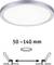 Okrúhle LED svietidlo zapustené do stropu s pružinovým mechanizmom pre hrúbku stropu od 50 do 140 mm.