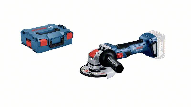 Bosch Professional GWX 18V-7 06019H9102 Vinkelslip batteridriven 125 mm borstfri, exkl. batteri/laddare, Utan laddare, inkl. väska 18 V