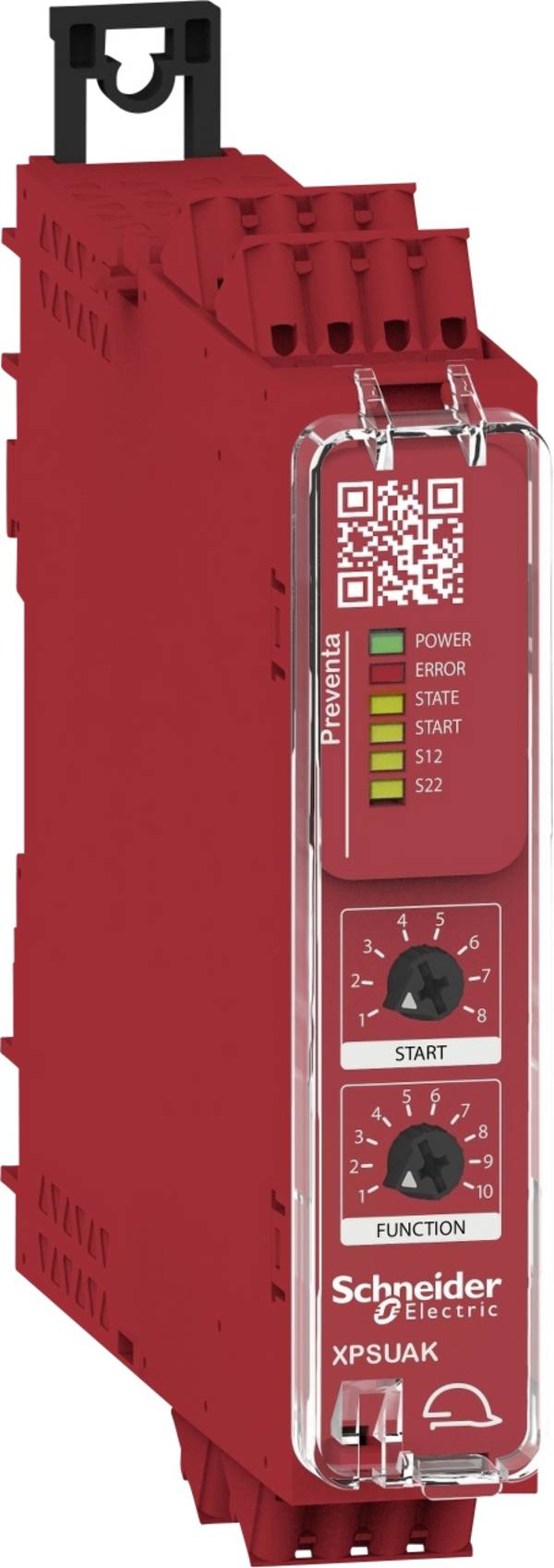 Schneider Electric XPSUAK12AC ochranné relé, 24 V DC/AC, 2 spínacie, 1 rozpínací, (š x v x h) 22.5 x 100 x 120 mm, XPSUAK12AC, 1 ks